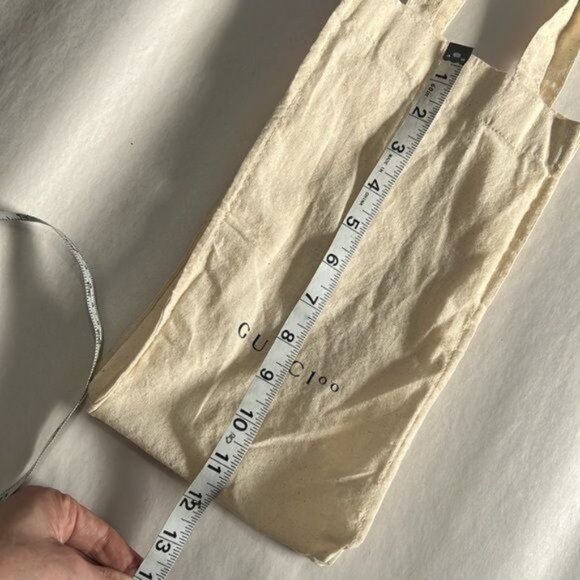 Gucci 100% Sustainable Cotton Canvas Reusable Tote Bag With Handles - Picture 4 of 8